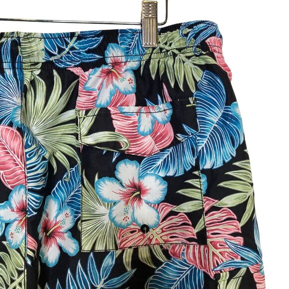 Tommy Bahama Naples Konkan Jungle Swim Trunk Floral Size Large Tropical Hibiscus - Picture 4 of 12